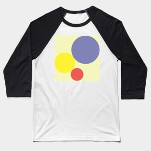 pastel retro circles Baseball T-Shirt